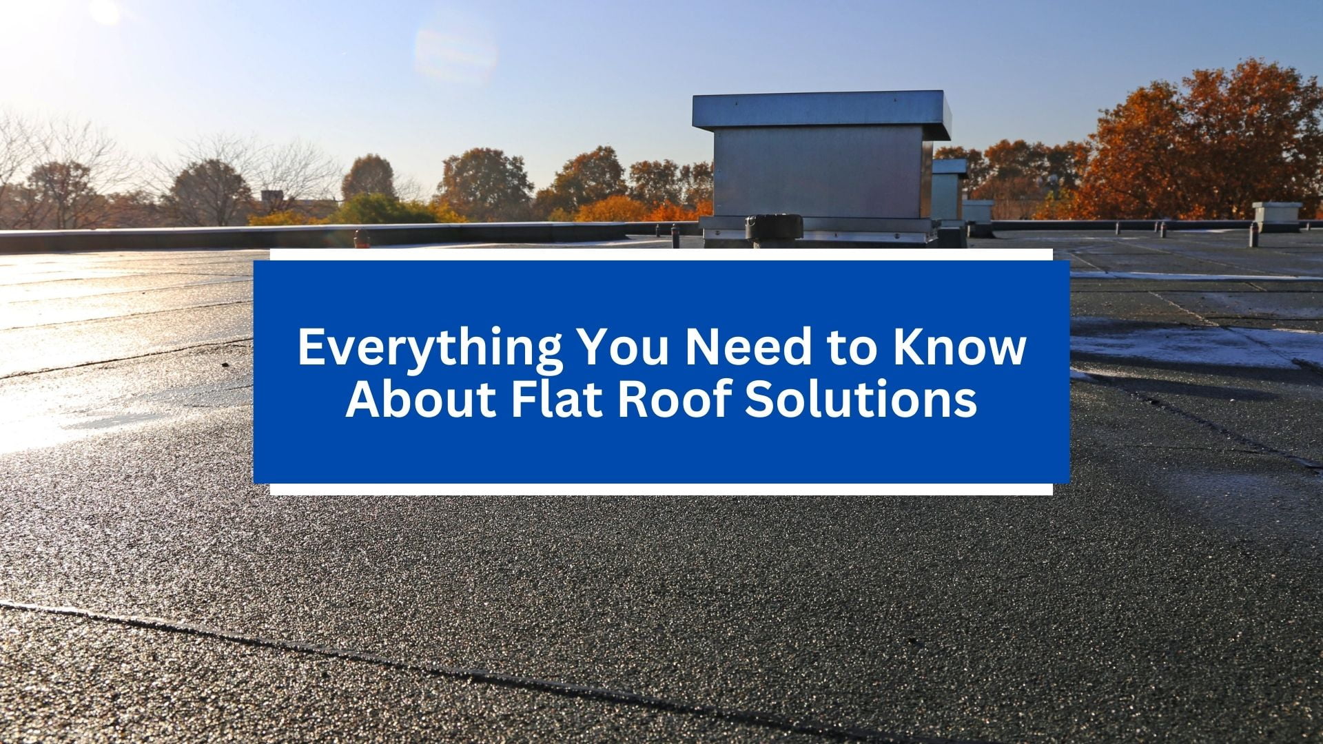 Everything You Need to Know About Flat Roof Solutions Everything You Need to Know About Flat Roof Solutions