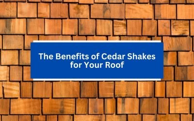 The Benefits of Cedar Shakes for Your Roof