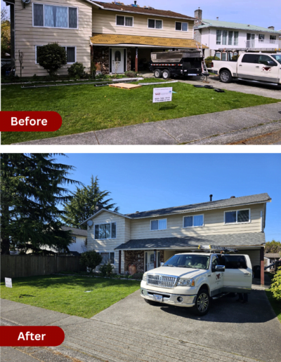 before after images md roofing